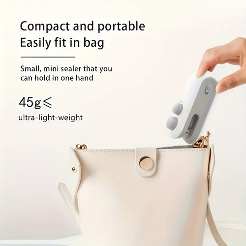 USB-C Rechargeable Bag Sealer, 2-in-1 Magnetic